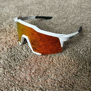 %100 Speedcraft White/Orange